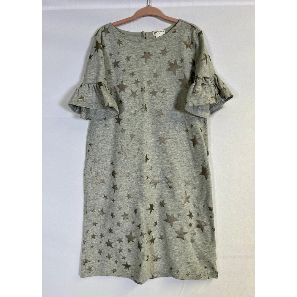 Crewcuts‎ J Crew Girls Sweatshirt Dress Grey Size 7